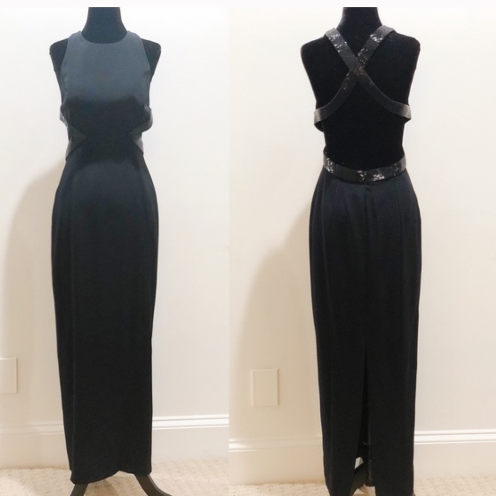 Cache evening gown, beaded